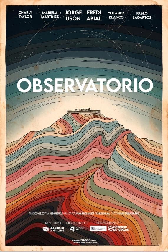 Cartel oficial de la serie Observatorio con Fredi Abial y Jorge Usón